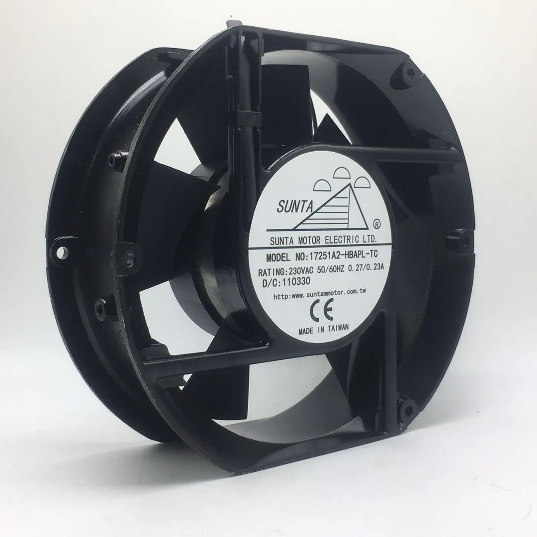 SUNTA 17251A2-HBAPL-TC 230VAC 2-Wires cooling fan SUNTA 17251A2-HBAPL-TC 230VAC 2-Wires cooling fan