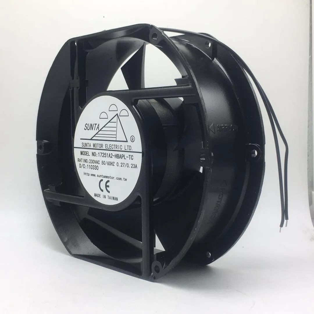 SUNTA 17251A2-HBAPL-TC 230VAC 2-Wires cooling fan SUNTA 17251A2-HBAPL-TC 230VAC 2-Wires cooling fan